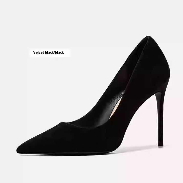 Authentic Leather High Heels Women's Stiletto Heel