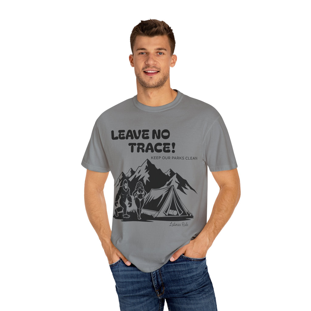 Adventure-Ready T-Shirt: Leave No Trace Design, Unisex Nature Tee, Eco-Friendly Graphic Shirt for Outdoors, Camping Gift, Hiking Apparel