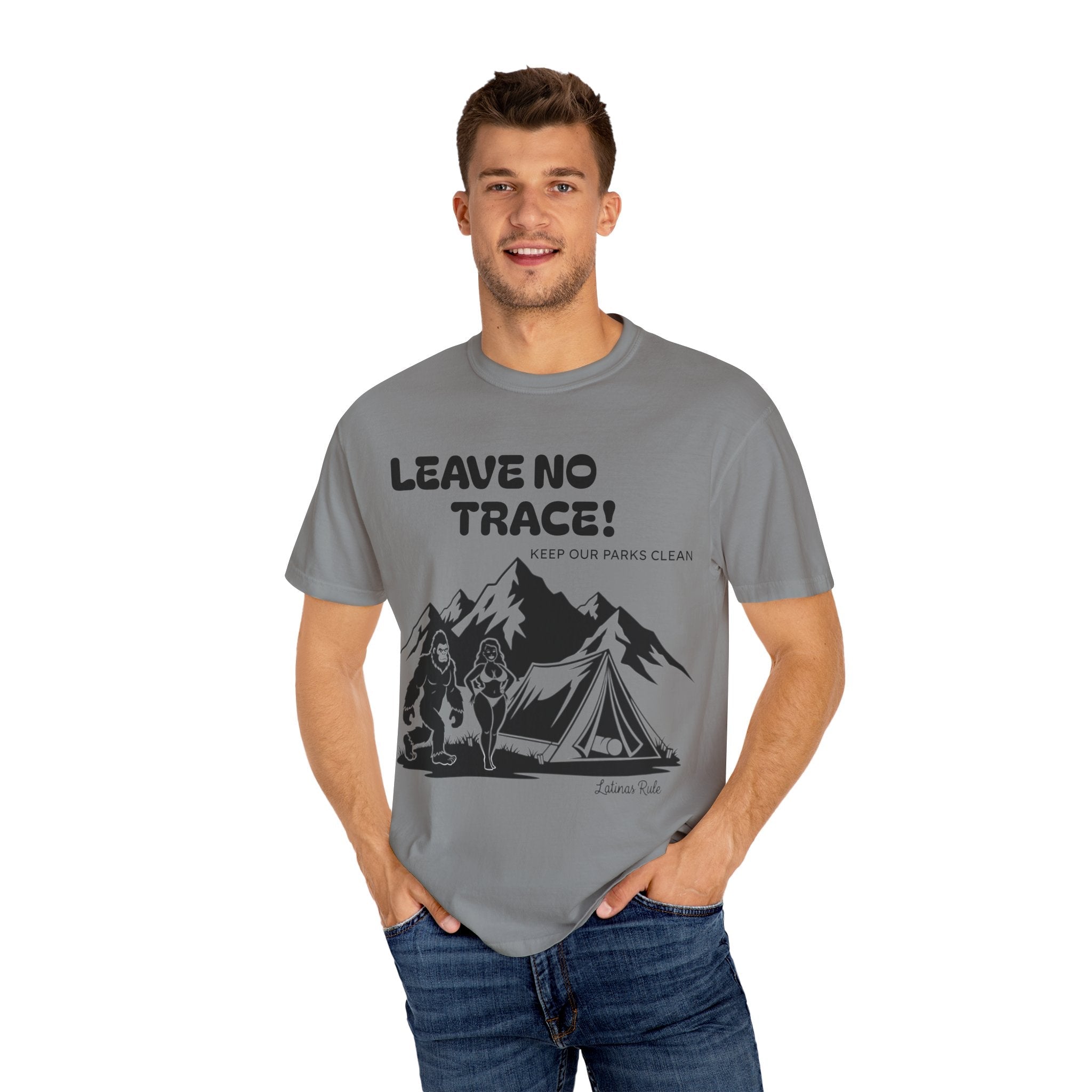 Adventure-Ready T-Shirt: Leave No Trace Design, Unisex Nature Tee, Eco-Friendly Graphic Shirt for Outdoors, Camping Gift, Hiking Apparel