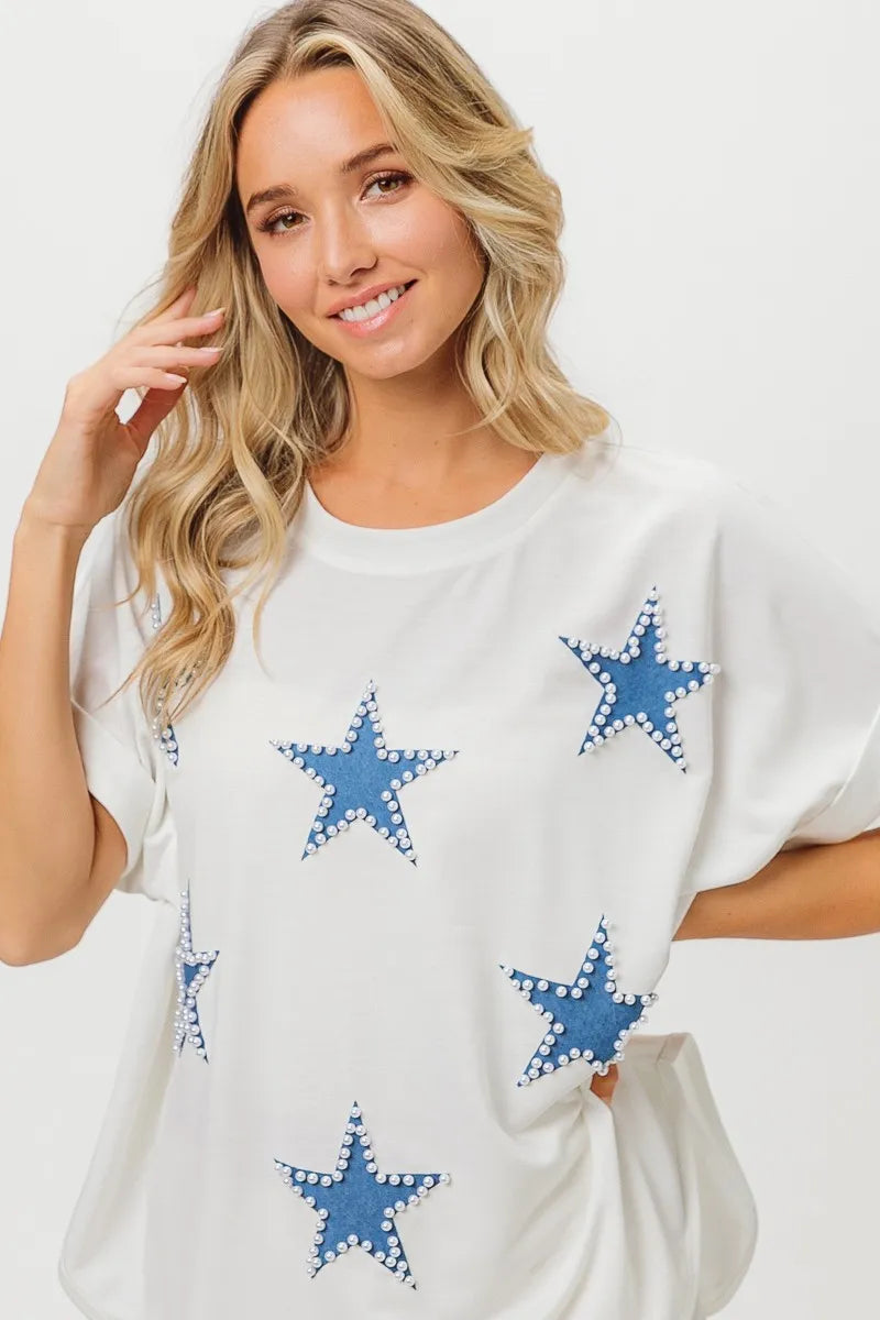 BiBi Fourth Of July Terry T-Shirt