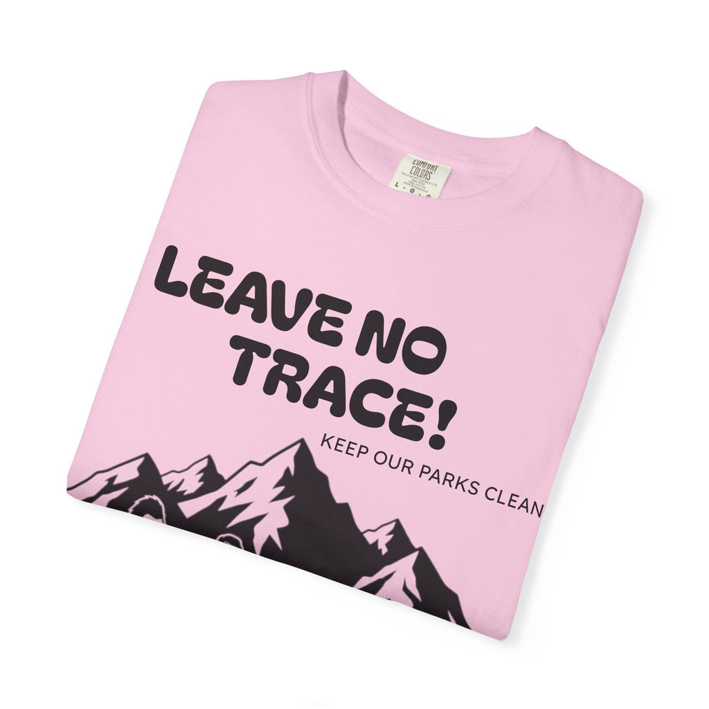 Adventure-Ready T-Shirt: Leave No Trace Design, Unisex Nature Tee, Eco-Friendly Graphic Shirt for Outdoors, Camping Gift, Hiking Apparel