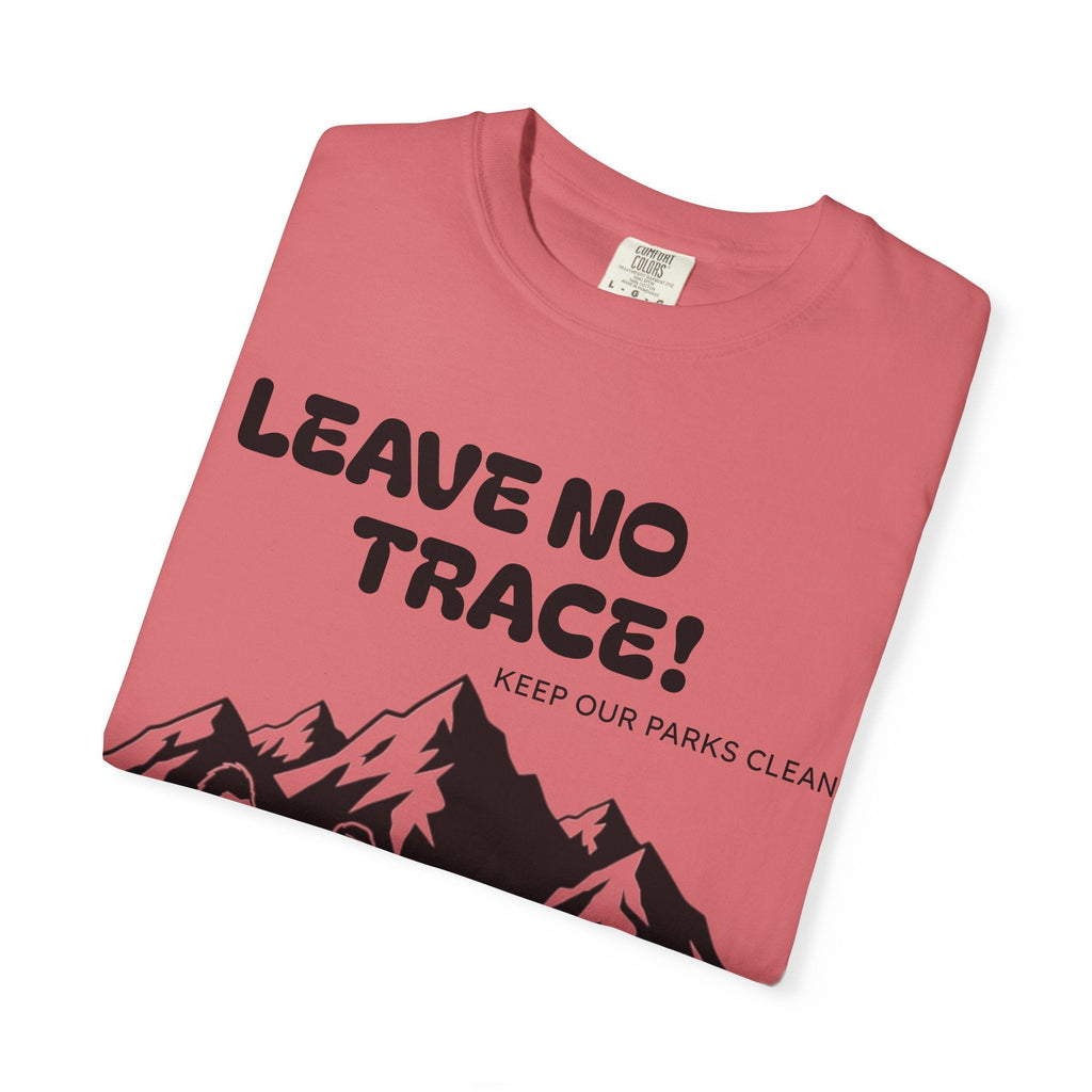 Adventure-Ready T-Shirt: Leave No Trace Design, Unisex Nature Tee, Eco-Friendly Graphic Shirt for Outdoors, Camping Gift, Hiking Apparel