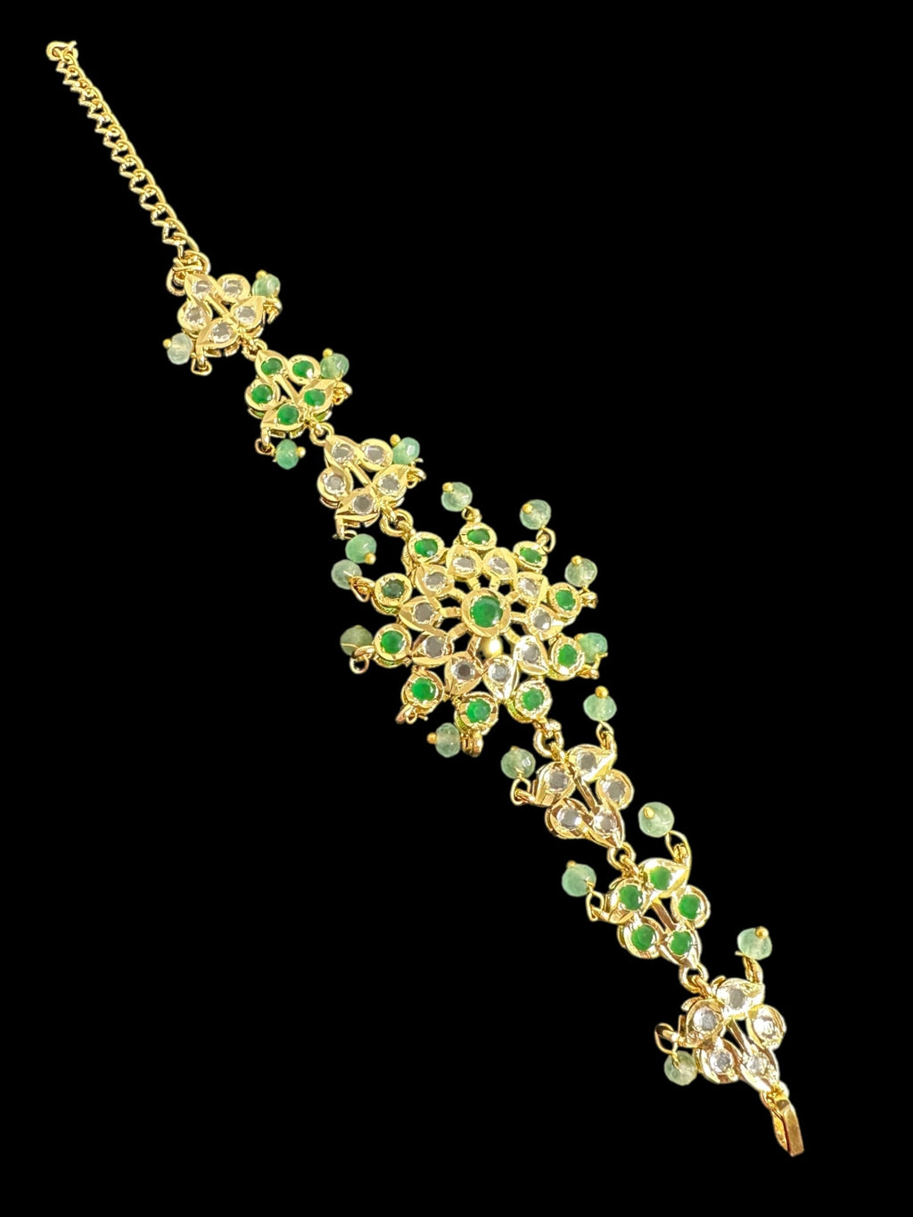 Amal hyderabadi bracelet in green ( READY TO SHIP )