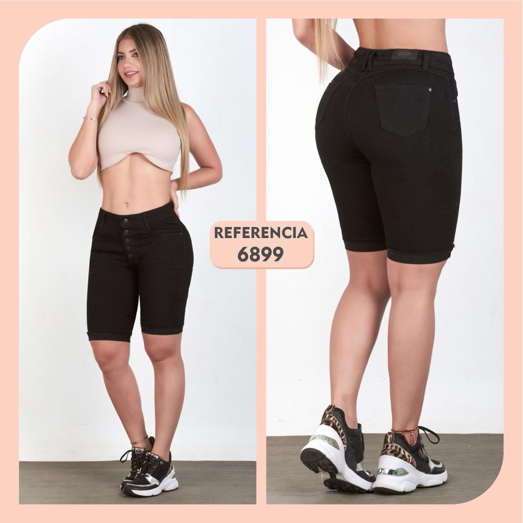 6899 100%  Authentic Colombian Push Up Capri