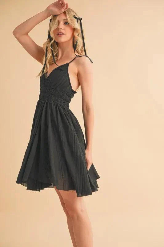 Aemi+Co Lace Detail Mini Cami Dress