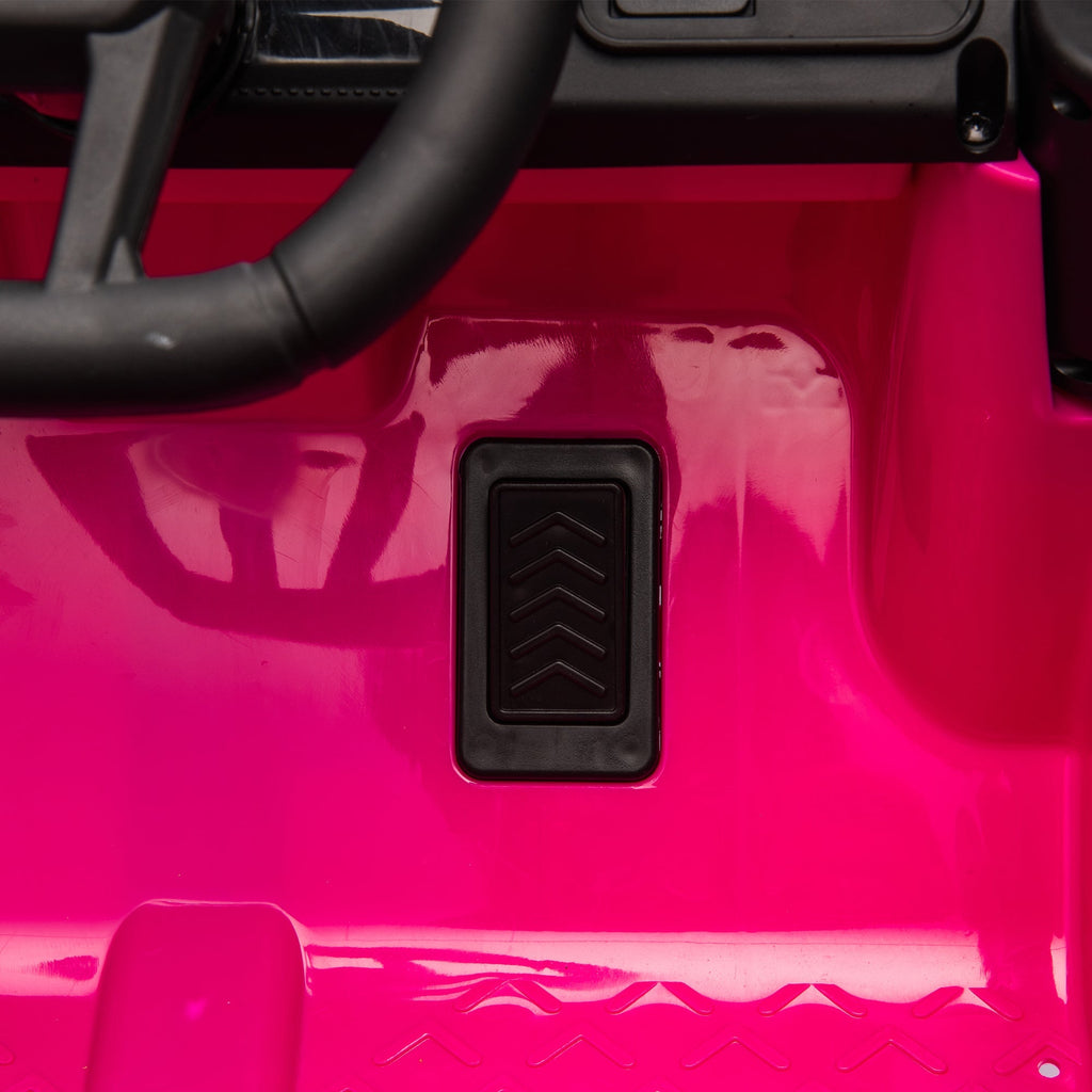 12V Kids Ride On Electric Truck Car W/Parents Control,2WD,Four-wheel suspension,Early education function,Adjustable volume,USB,MP3,Bluetooth,Microphone jack,Power display,LED lights For kids aged 1-4.