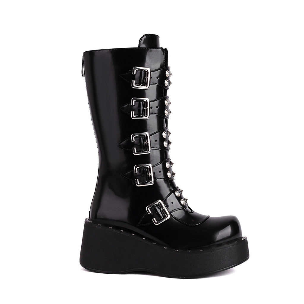 Autumn And Winter Thick Bottom High-heeled Belt Buckle