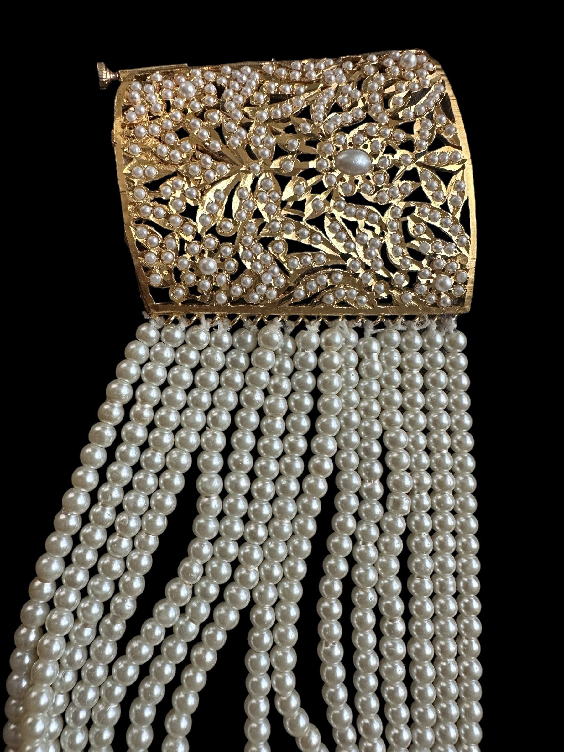 B302  Jadau bahi / bracelet ( SHIPS IN 3 WEEKS   )