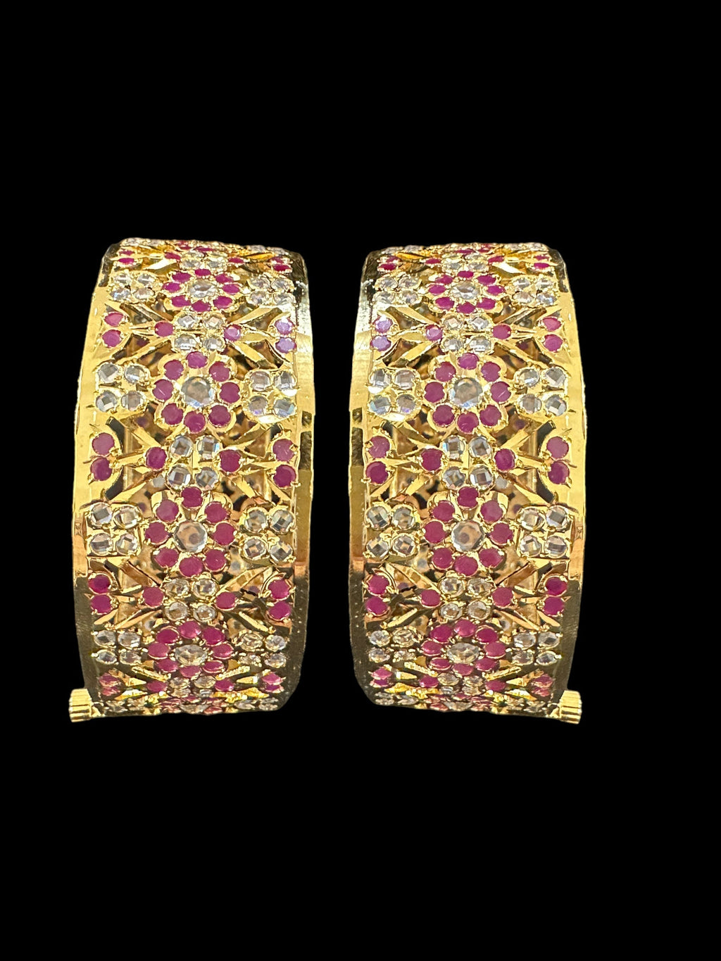 B160 Gold plated hyderabadi bangles ( SHIPS IN 4 WEEKS )