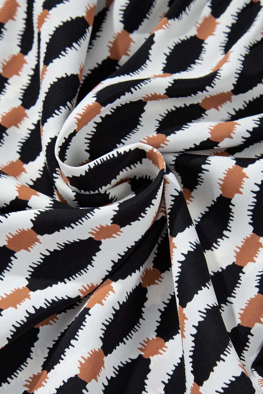 Apricot Plus Size V-Neck Mini Dress by Love Salve