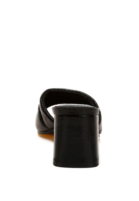 Bellamy Horsebit Detail Snake Print Sandals