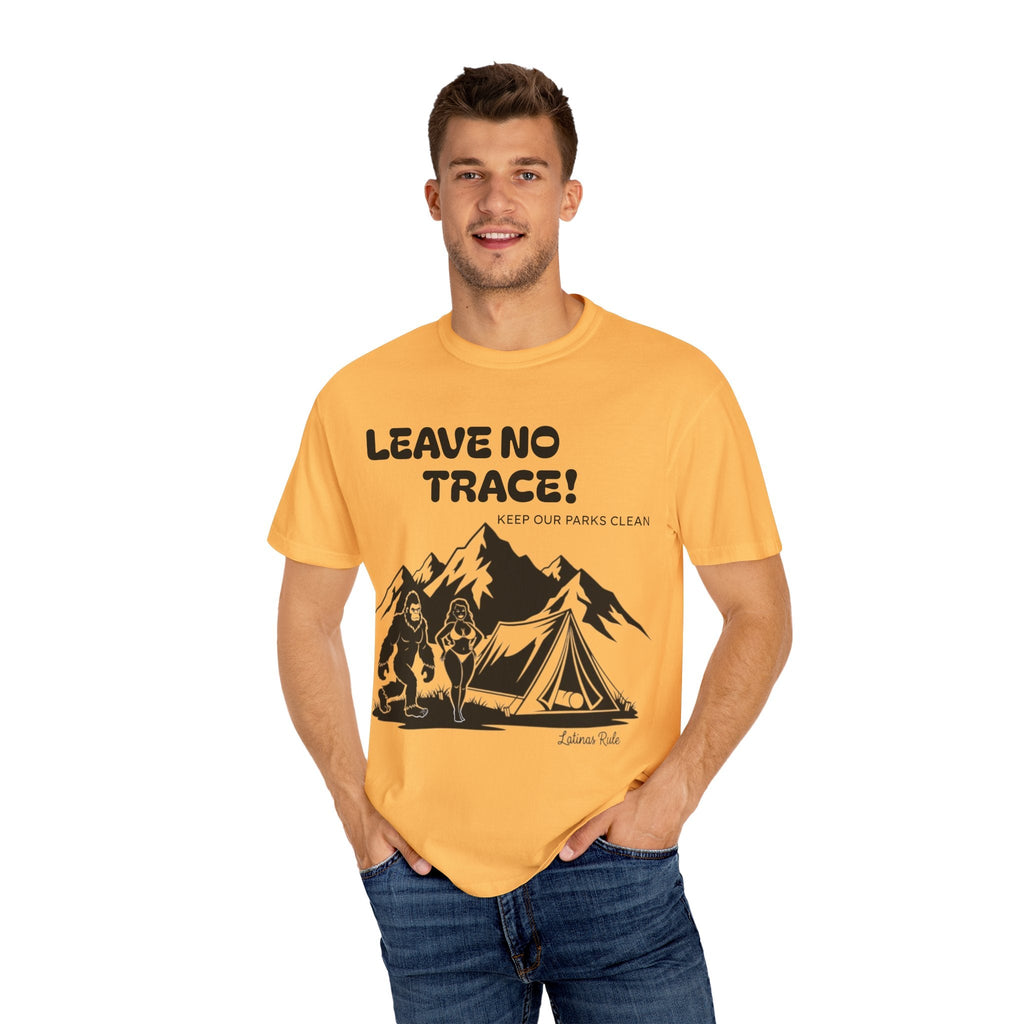 Adventure-Ready T-Shirt: Leave No Trace Design, Unisex Nature Tee, Eco-Friendly Graphic Shirt for Outdoors, Camping Gift, Hiking Apparel
