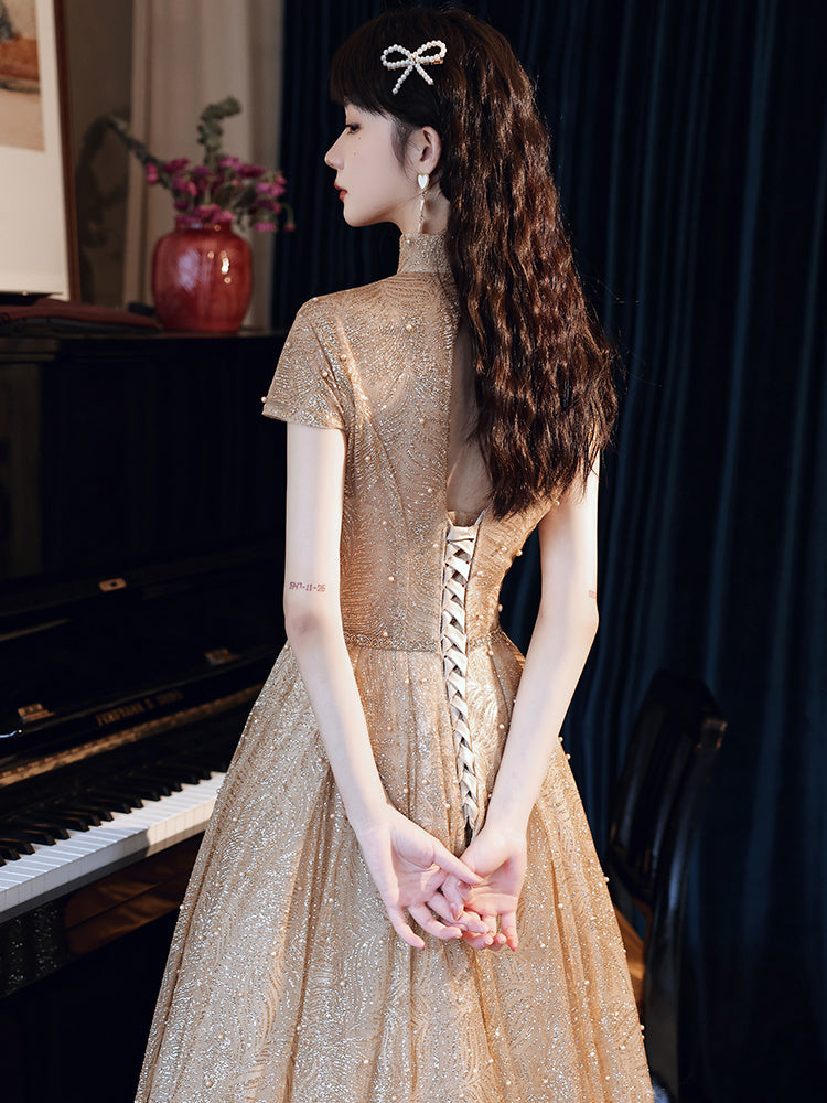 Banquet Temperament Hosting Dress Women's Evening Dress