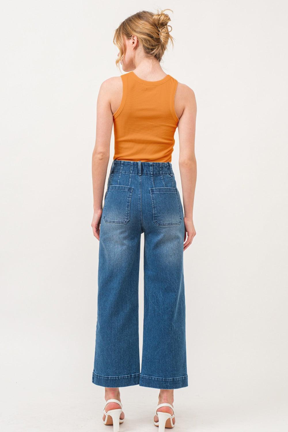 And The Why Bat Embroidered Ribbed Tank Top