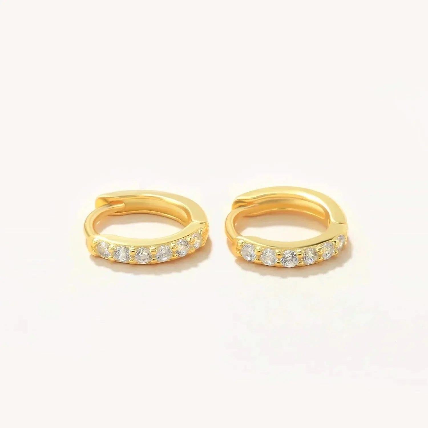 925 Micro Hoop Zircon earrings