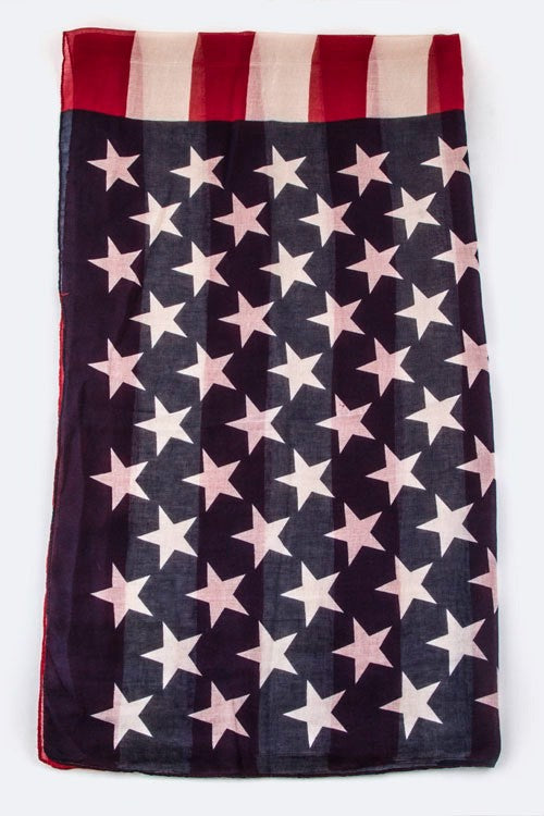 American Flag Fashion Infinity Scarf