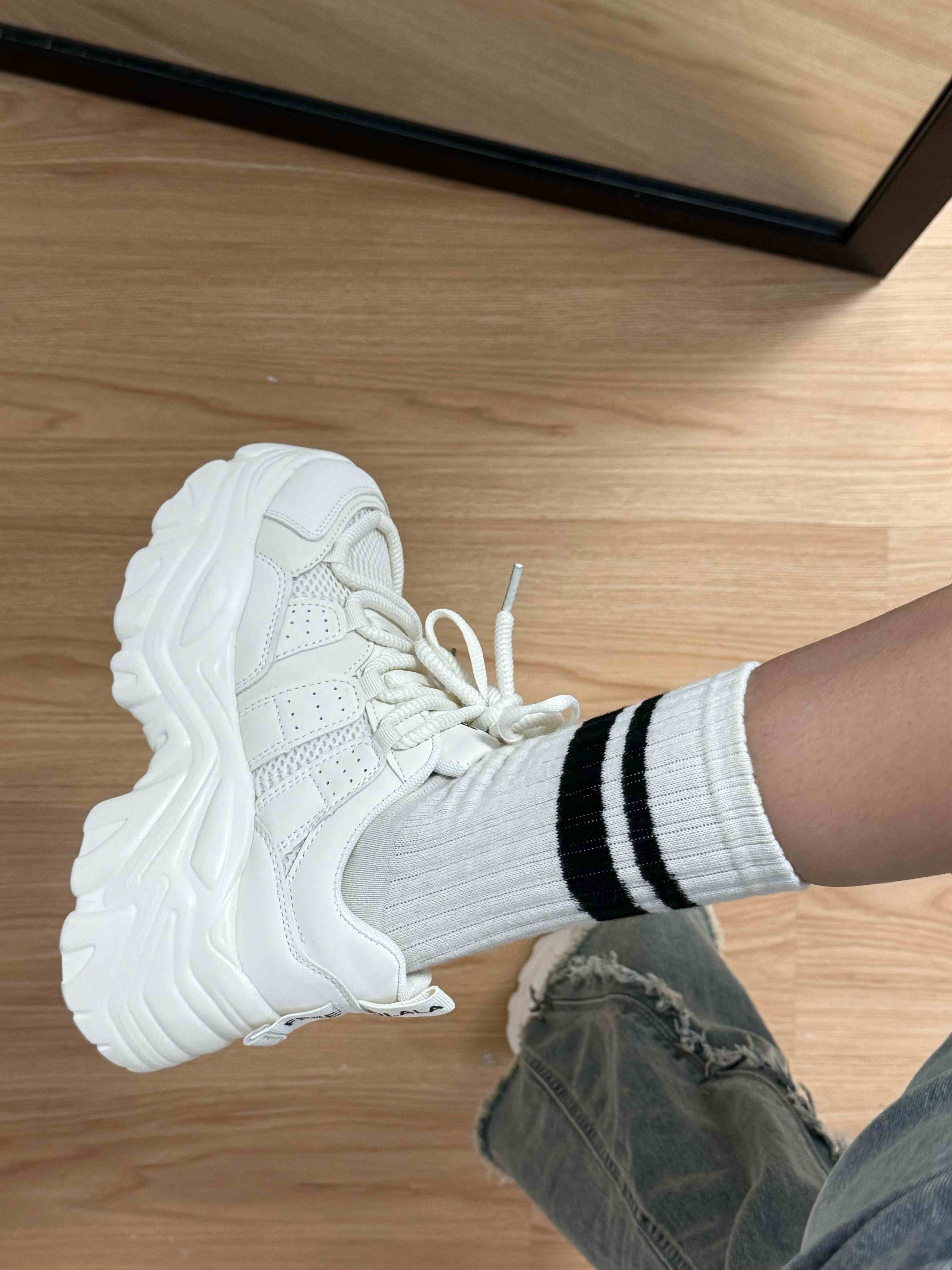 8cm Raise The Bottom Dad Shoes Women's Breathable Net Cloth Casual Shoes