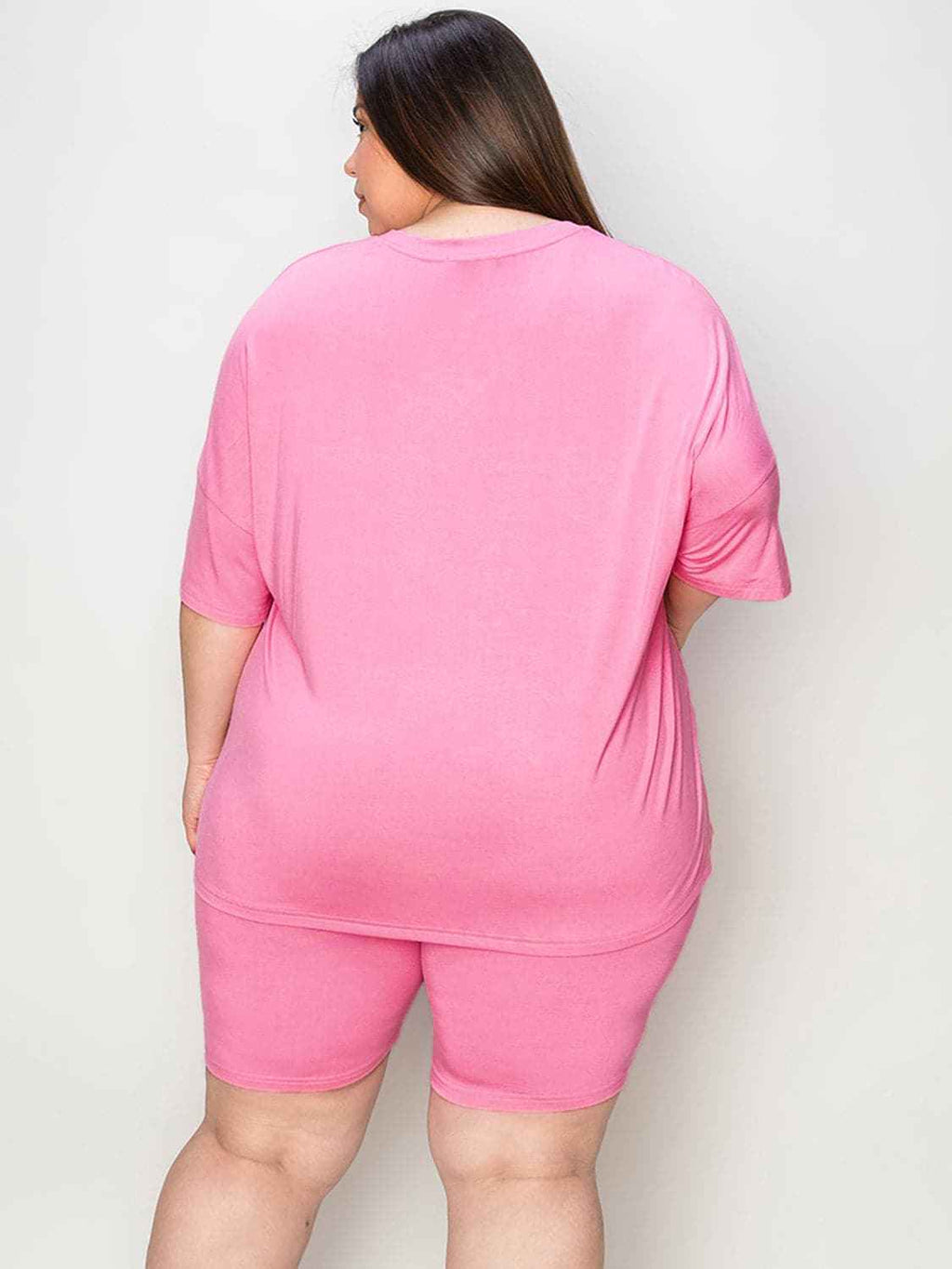 Basic Bae V-neck T-shirt & Shorts Set by Trendsi