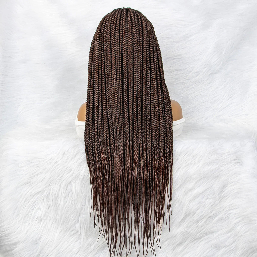 30" Box Braids Wig | 4x4 Lace Front | Braiding Hair