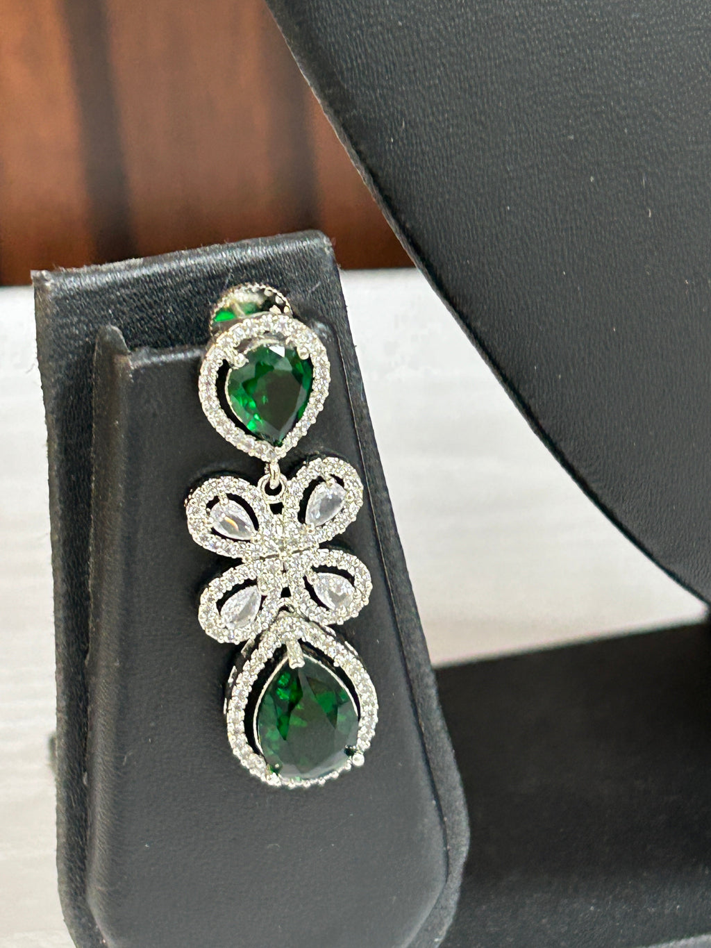 AD necklace set : green