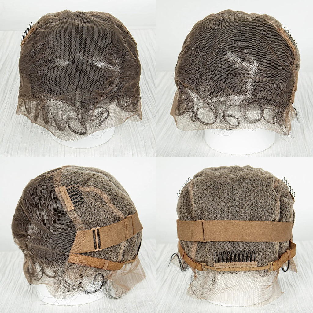 613 Blonde Handmade Bantu Knotless Braids Wig | Full Lace Frontal