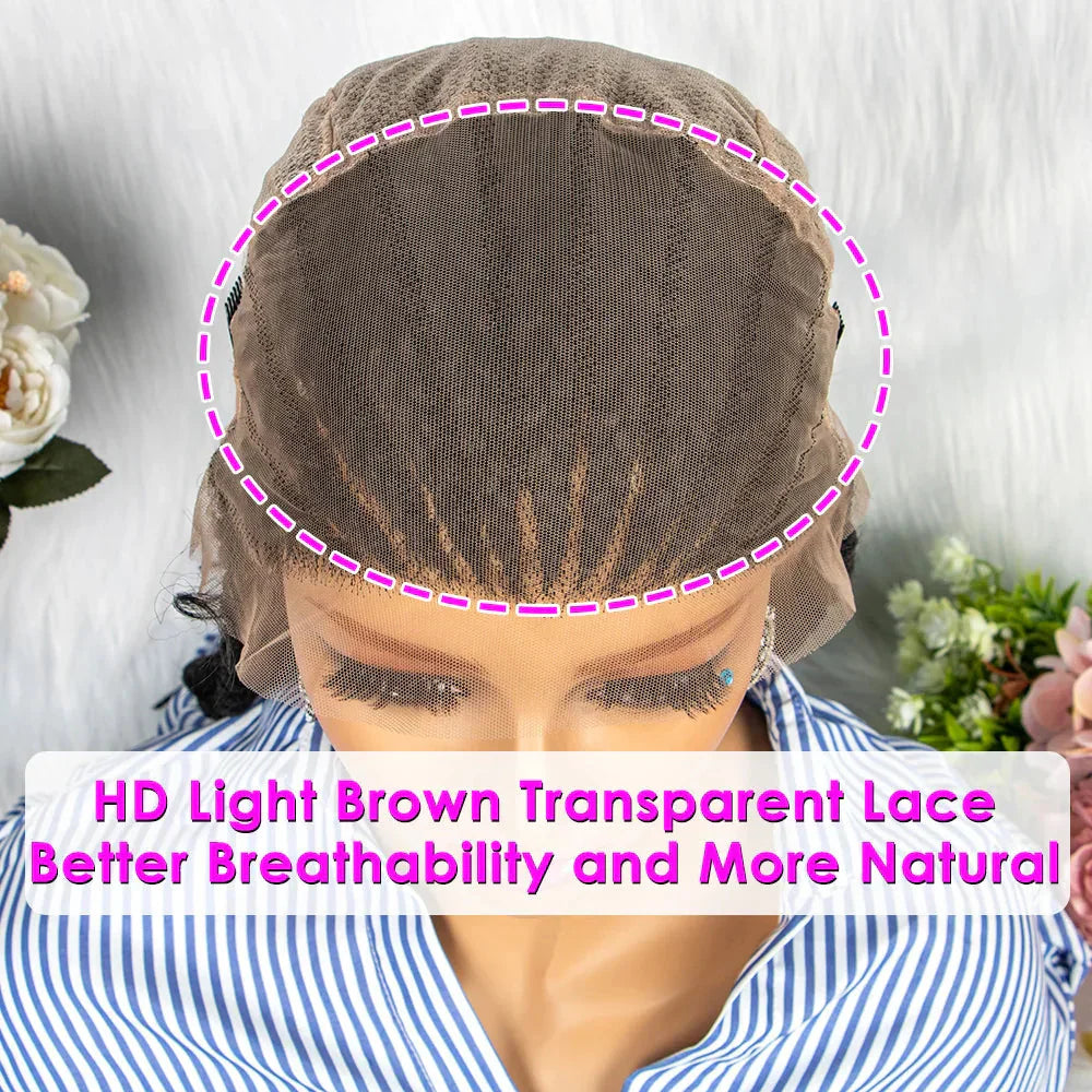 36" Box Braids Full Lace Wig | Baby Hair | Heat Resistant Synthetic Braids | Black Women