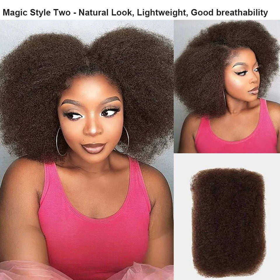 Afro Kinky Bulk Human Hair for Braids & Locs | Natural Color Virgin Remy Extensions