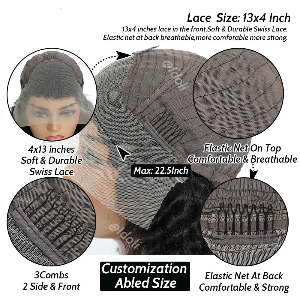 180% Density HD Lace Front Body Wave Wig | Pre-Plucked | Brazilian Remy Hair | Glueless