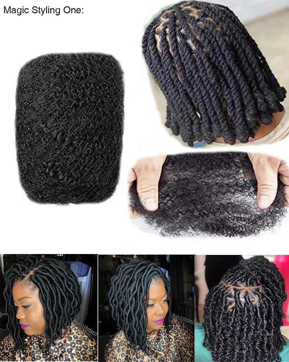 Afro Kinky Curly Bulk Human Hair | Brazilian Remy for Dreadlocks & Braids