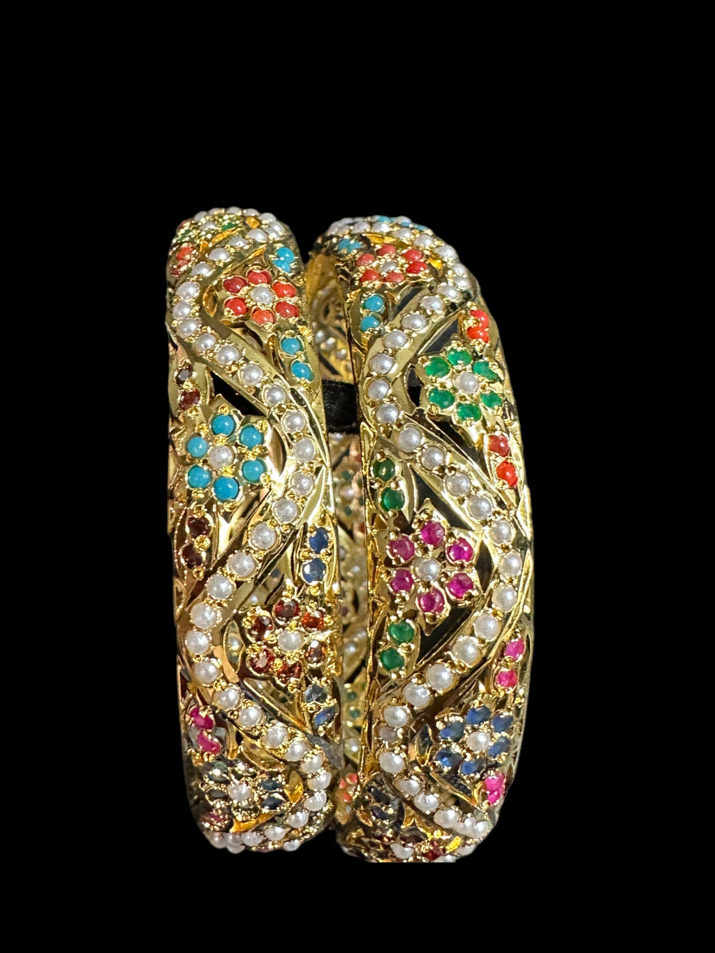 B303 Navratan bangle ( READY TO SHIP )