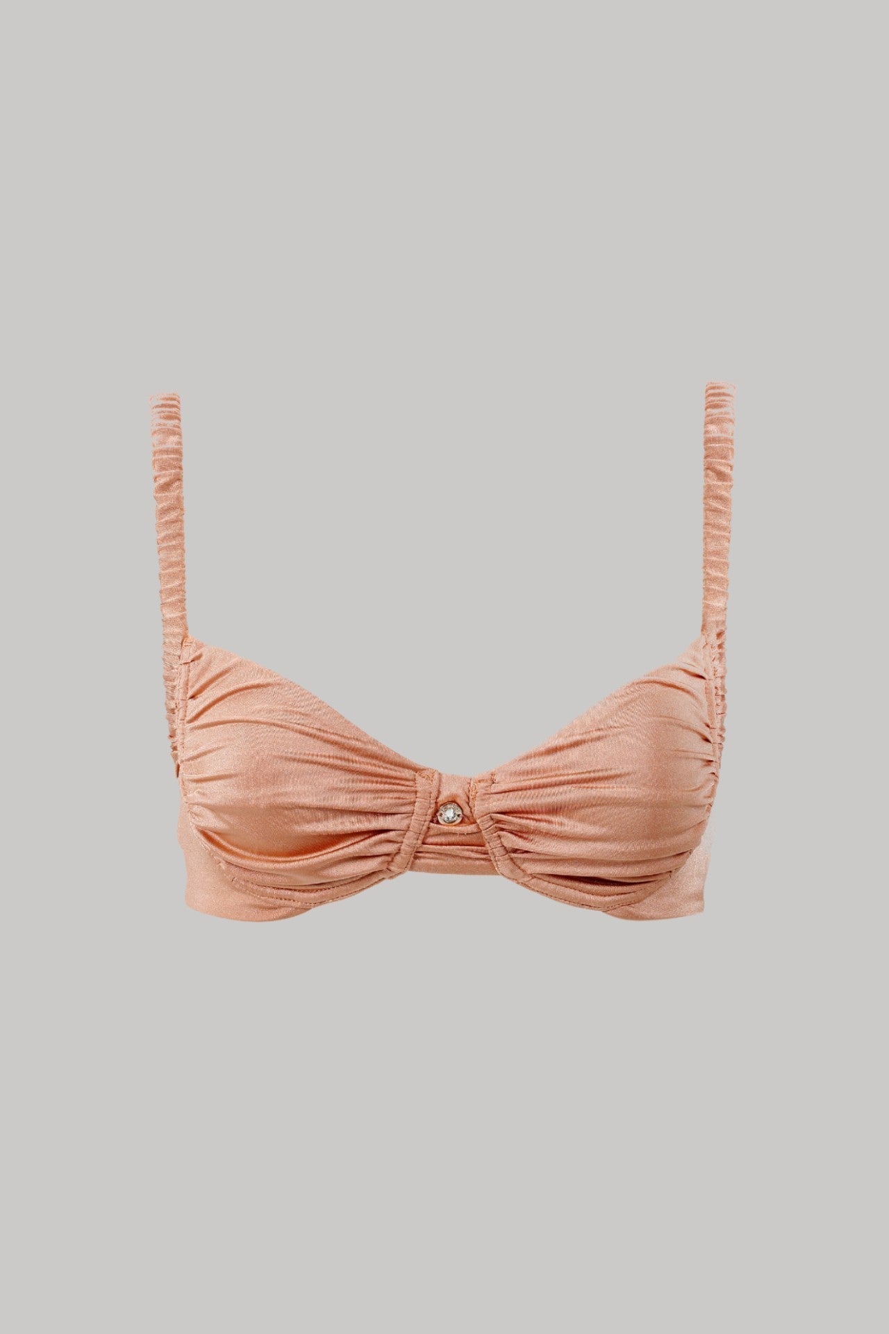 Ariel Underwire Bikini Top in Bronzed by Decolet The Label