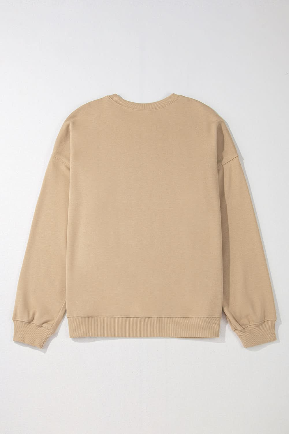 Apricot Plus Size Crew Neck Sweatshirt by Love Salve