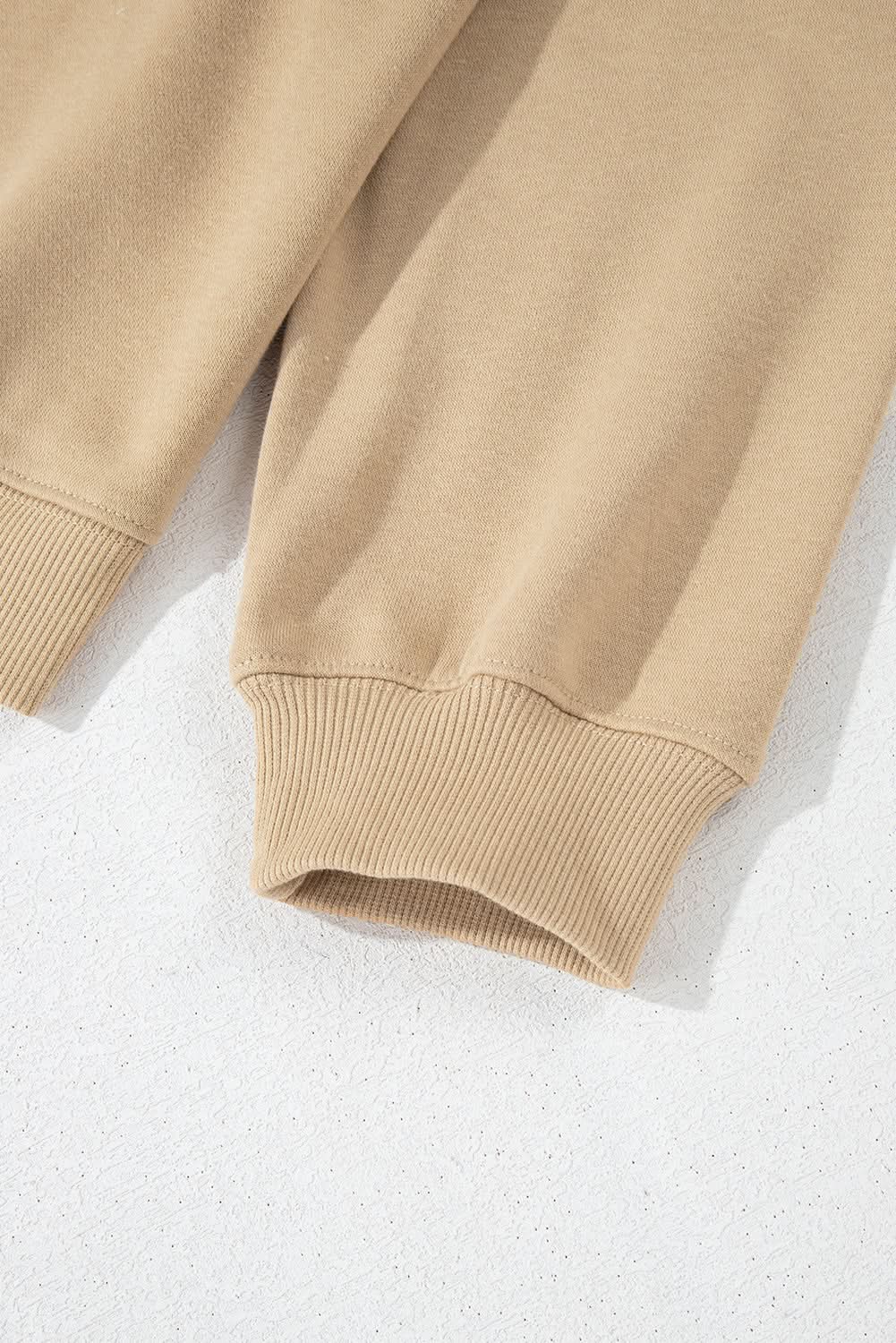 Apricot Plus Size Crew Neck Sweatshirt by Love Salve