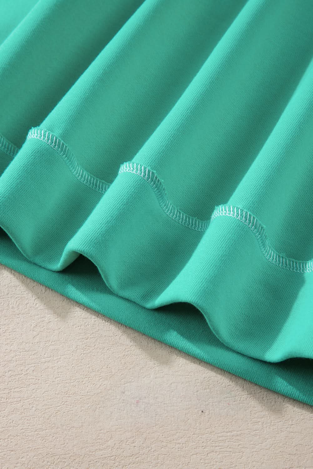 Aruba Blue Patchwork Plus Sweatshirt by Love Salve