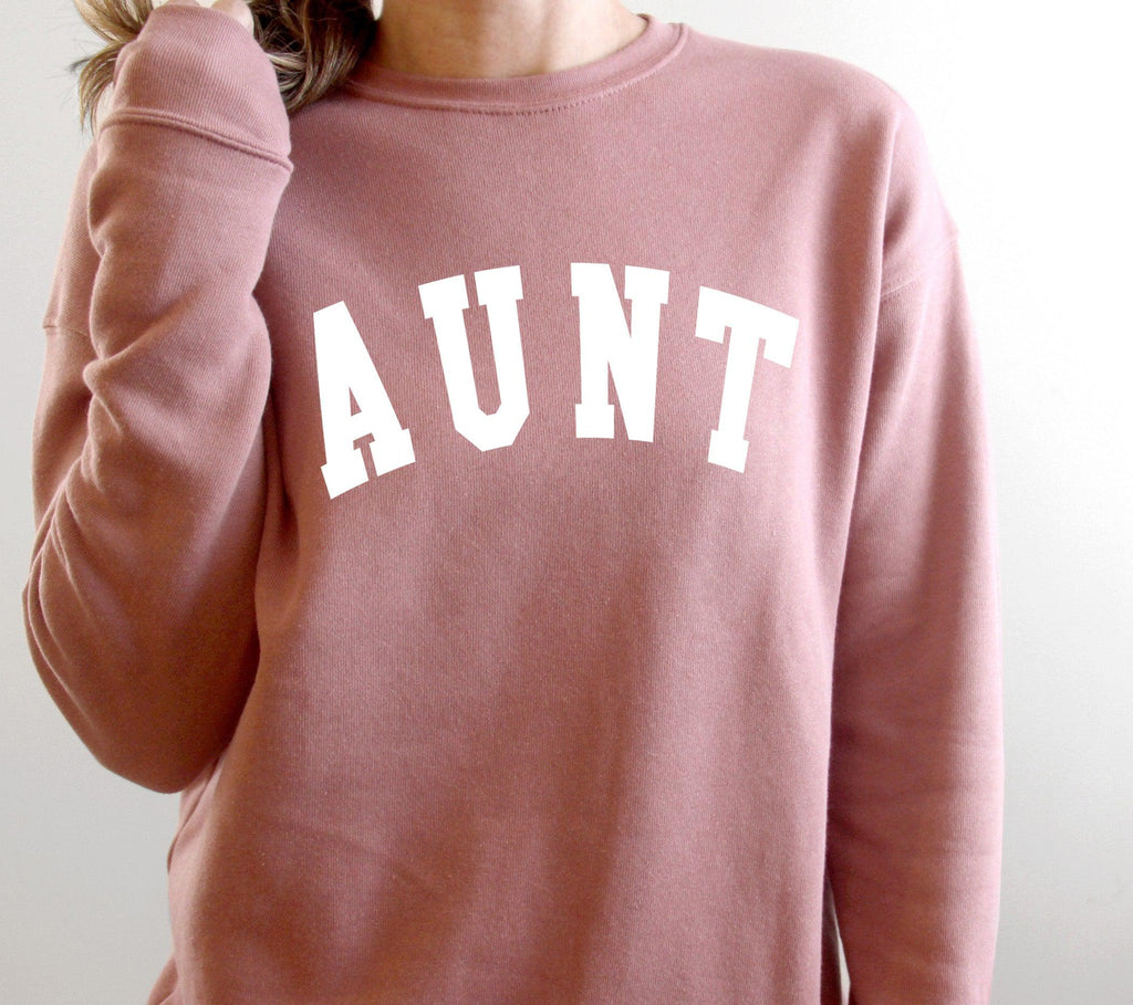 Aunt Drop Shoulder Sponge Fleece Crewneck Sweatshirt (Extended)