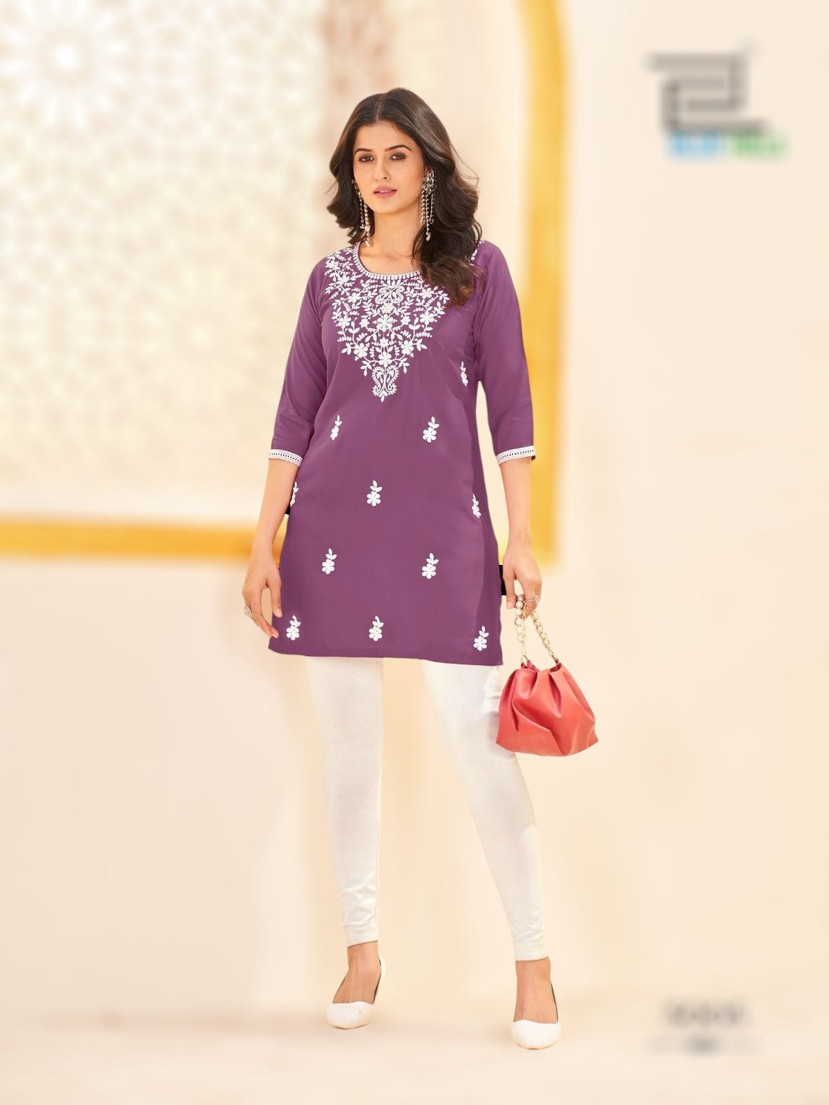 Arushi: rayon short Kurtis