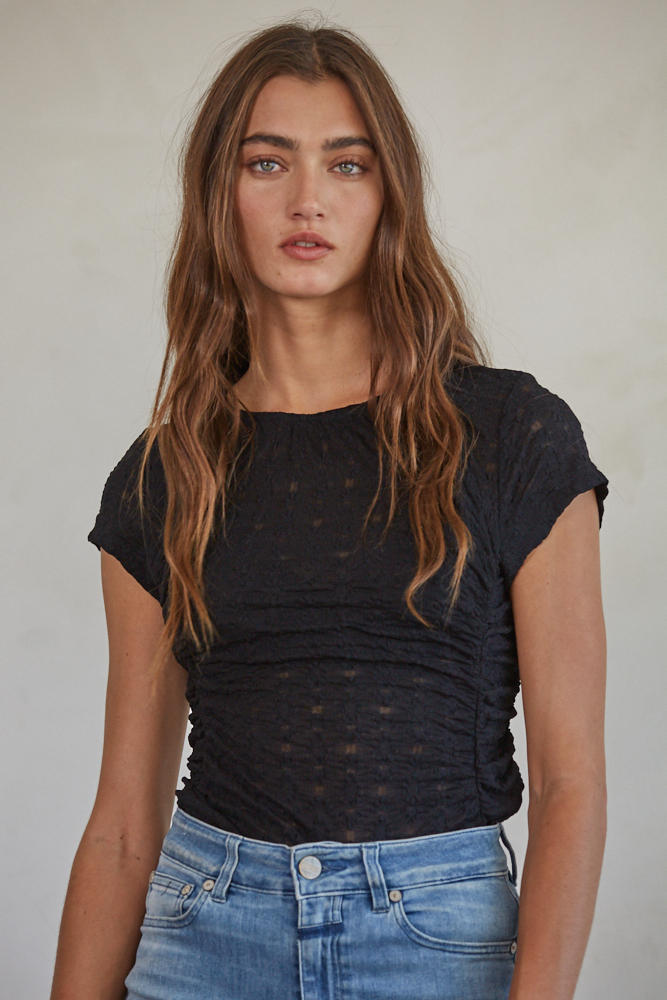 Alina Lace Top - Black