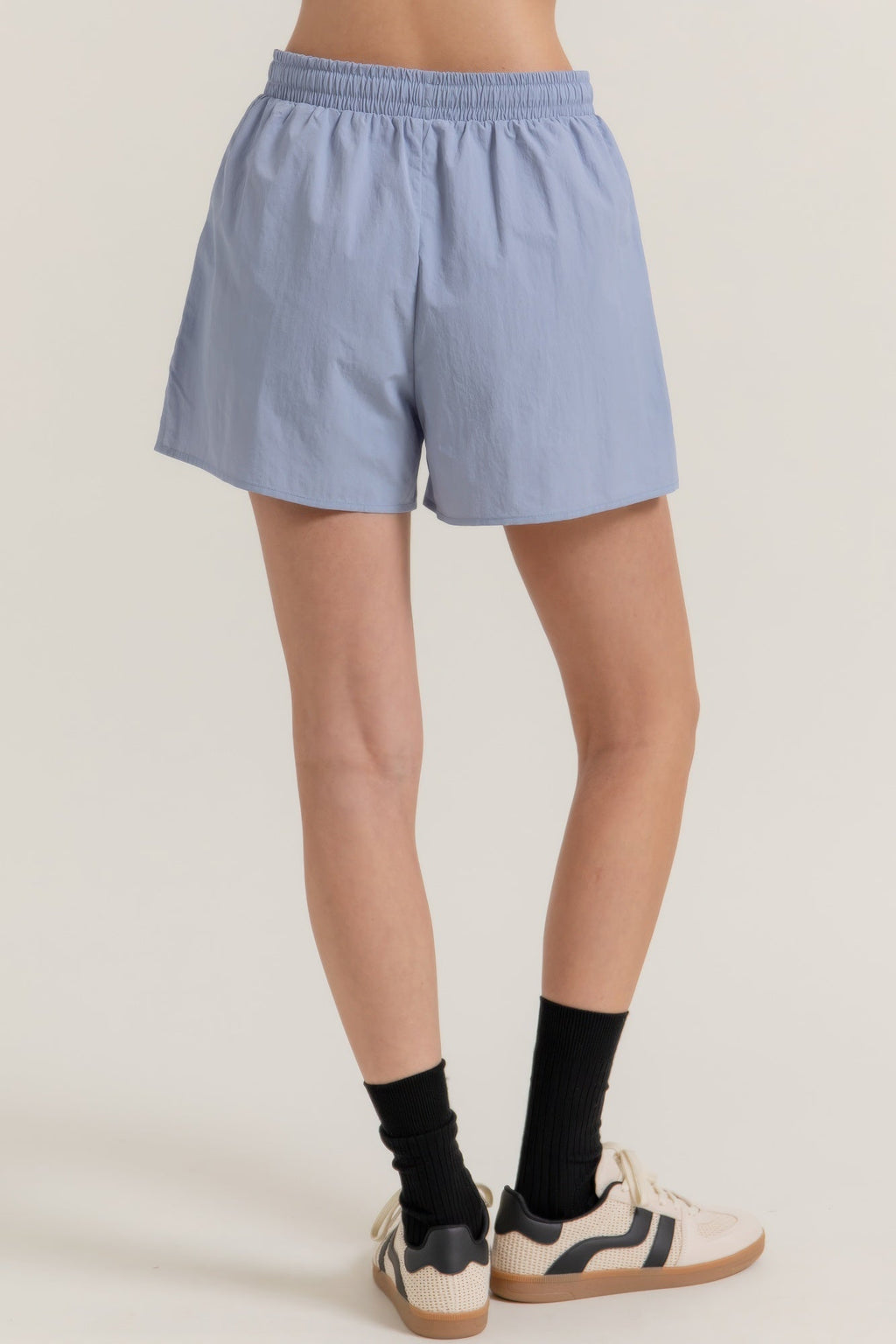 Anorak Side Slit Workout Shorts