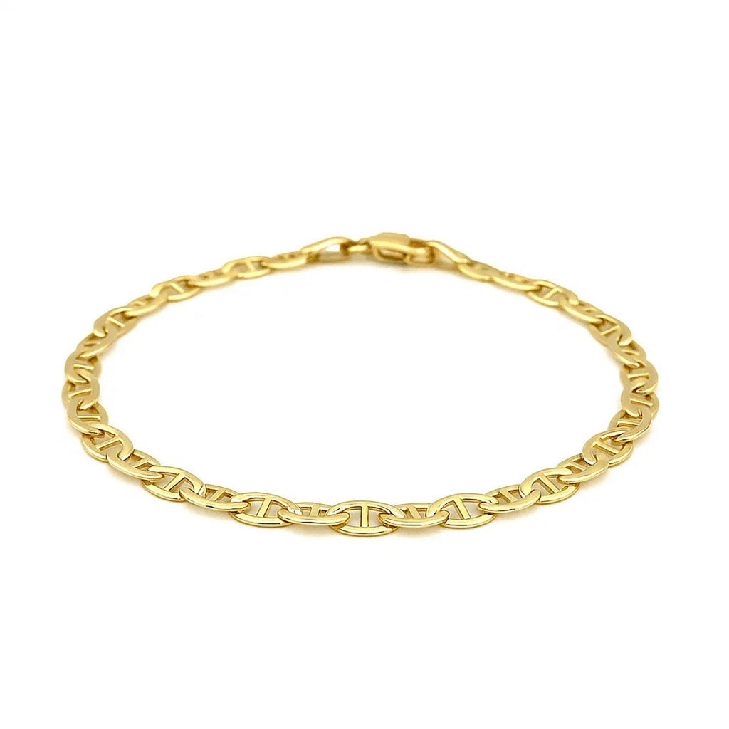 14k Yellow Gold Mariner Link Bracelet (4.50 mm)