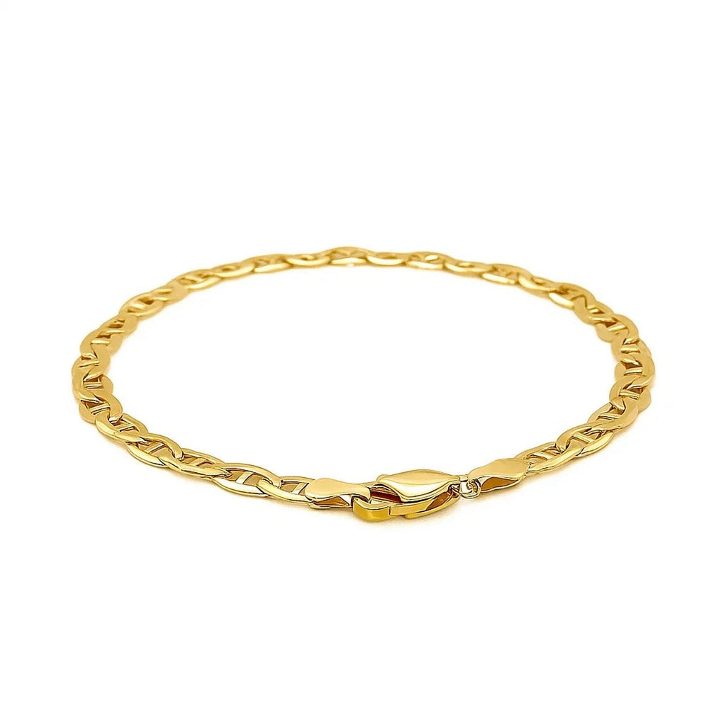 14k Yellow Gold Mariner Link Bracelet (4.50 mm)