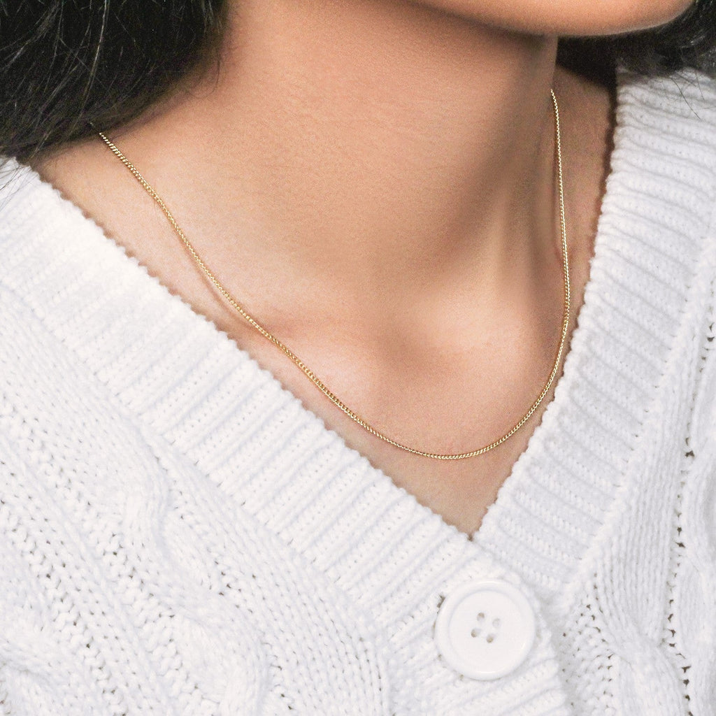 14k Yellow Gold Gourmette Chain (1.40 mm)