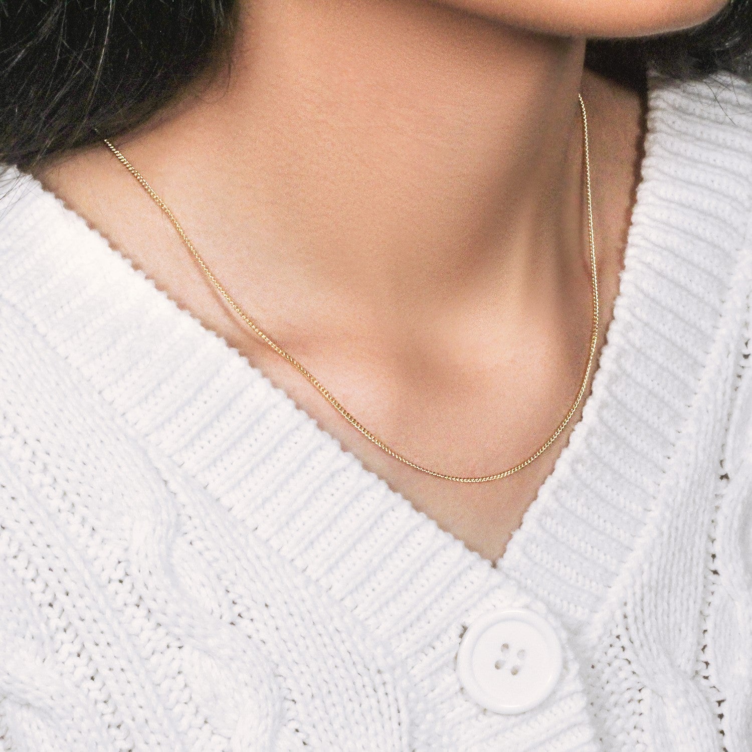 14k Yellow Gold Gourmette Chain (1.40 mm)