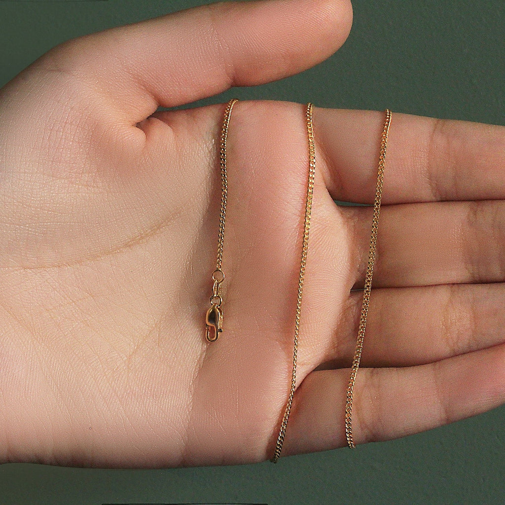 14k Yellow Gold Gourmette Chain (1.40 mm)