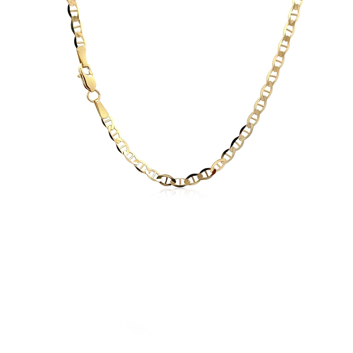 14k Yellow Gold Mariner Link Chain (3.20 mm)