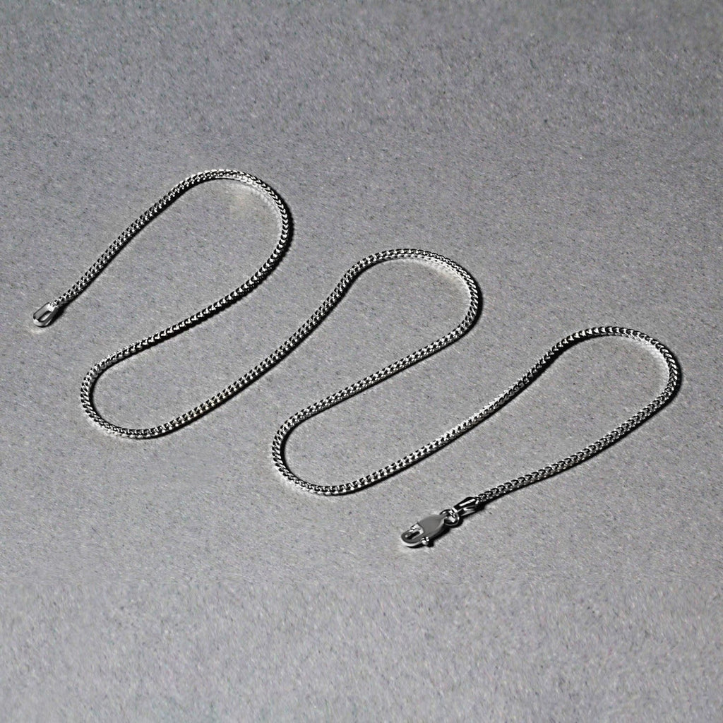 14k White Gold Franco Chain (1.20 mm)