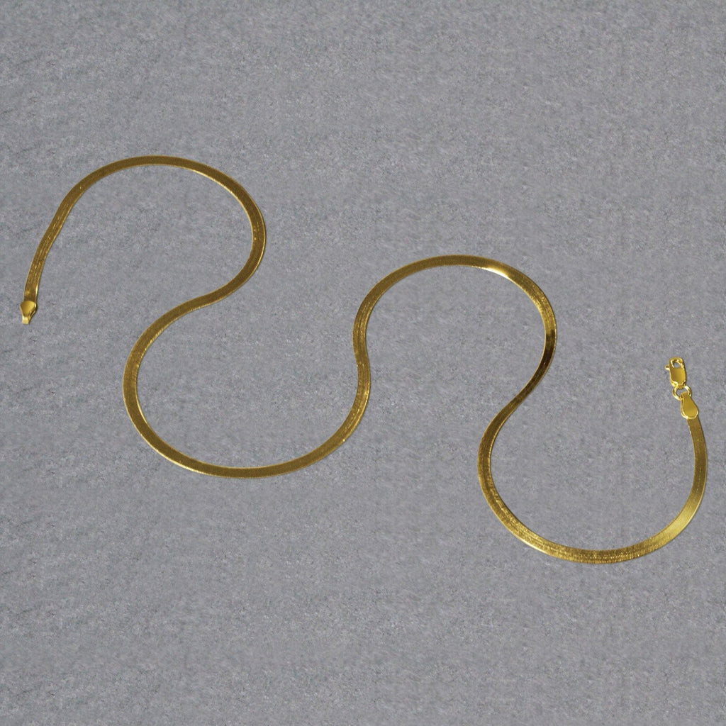 14k Yellow Gold Super Flex Herringbone Chain (2.80 mm)