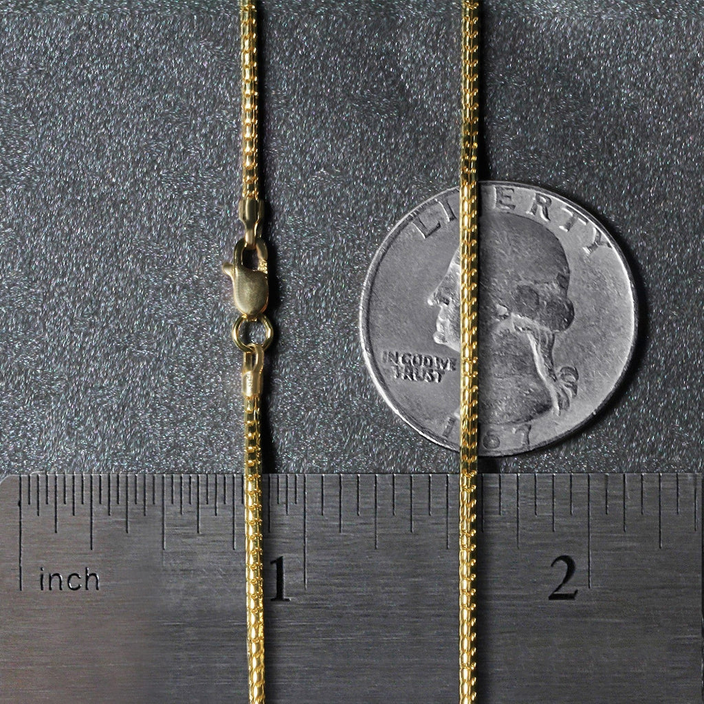 14k Yellow Gold Ice Chain (1.30 mm)