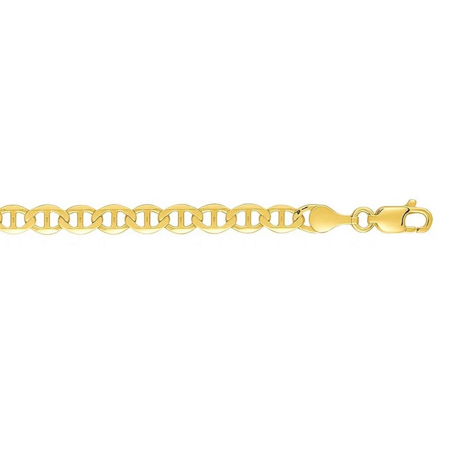 14k Yellow Gold Mariner Link Bracelet (6.30 mm)