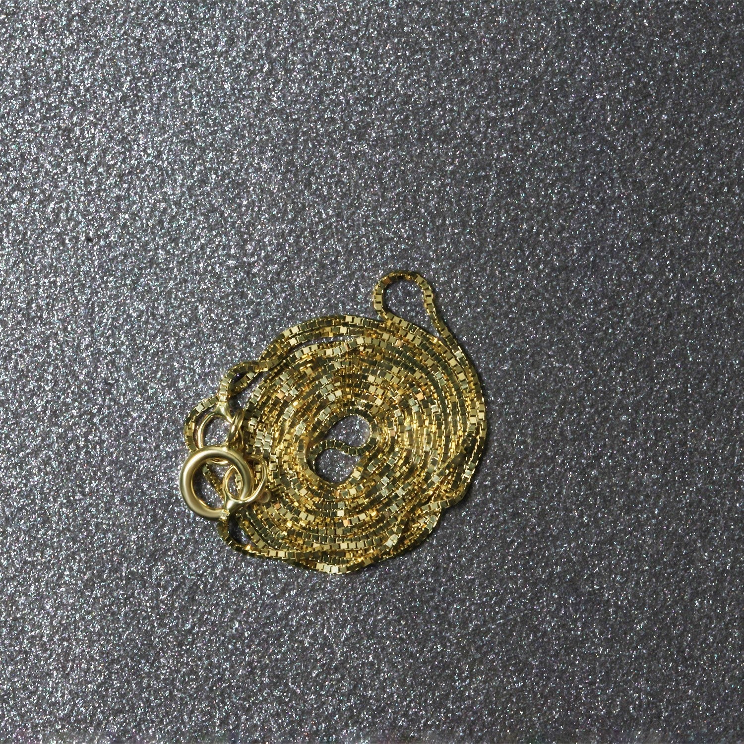 10k Yellow Gold Classic Box Chain (0.45 mm)