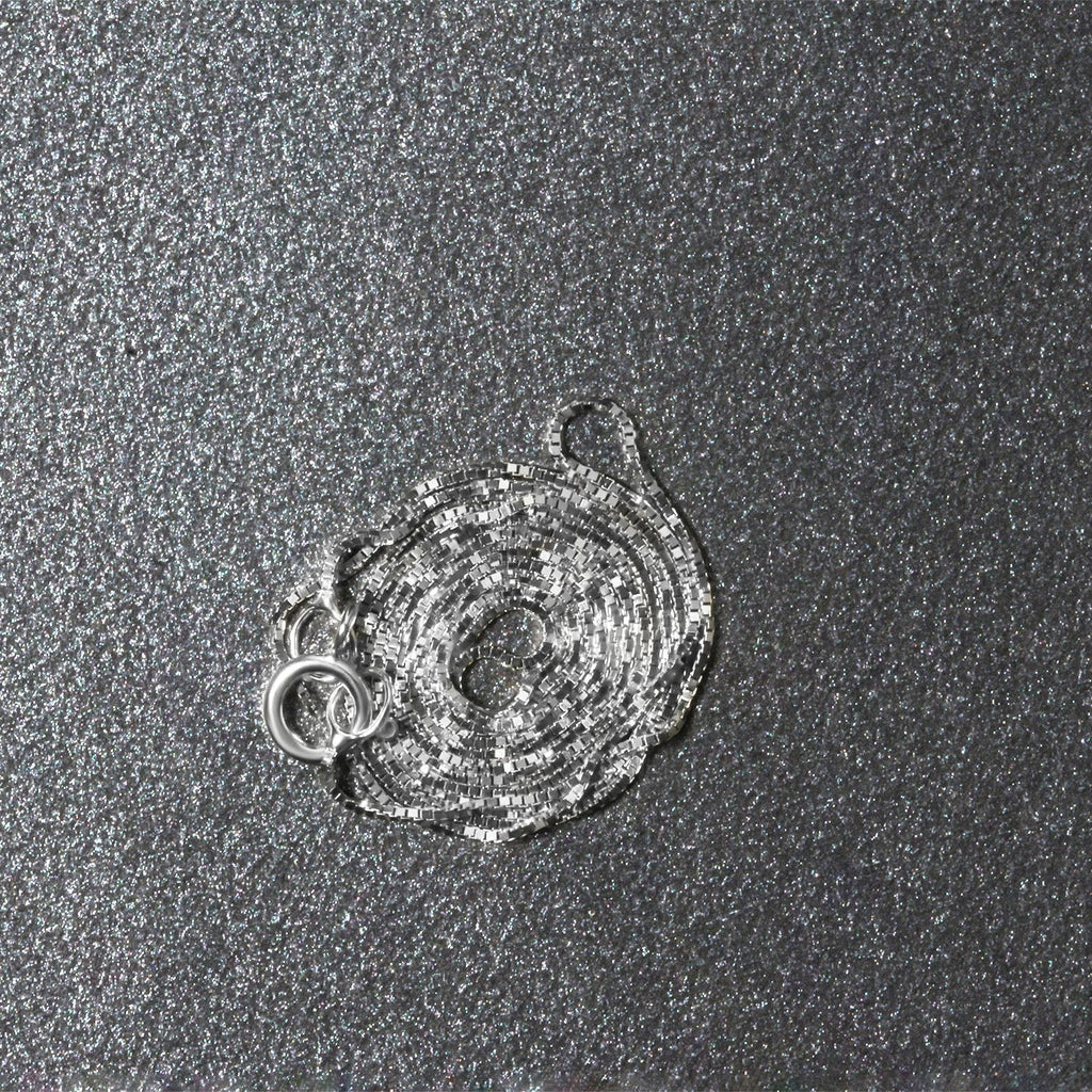 10k White Gold Classic Box Chain (0.45 mm)